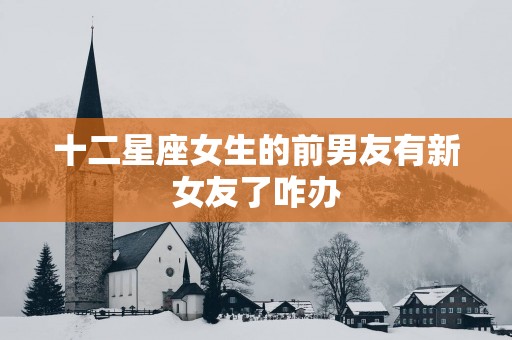十二星座女生的前男友有新女友了咋办