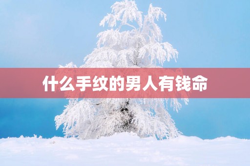 什么手纹的男人有钱命