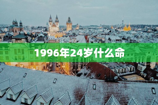 1996年24岁什么命