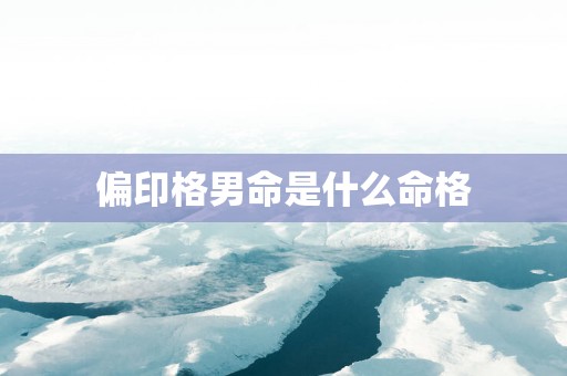偏印格男命是什么命格