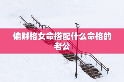 偏财格女命搭配什么命格的老公