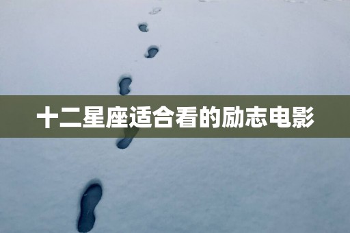 十二星座适合看的励志电影