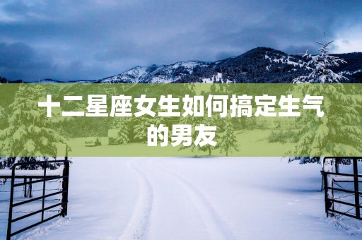 十二星座女生如何搞定生气的男友