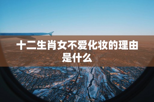十二生肖女不爱化妆的理由是什么