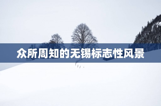 众所周知的无锡标志性风景