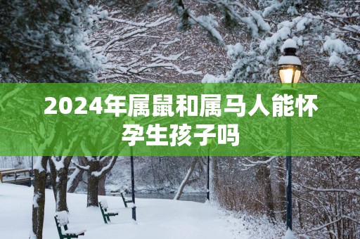 2025年属鼠和属马人能怀孕生孩子吗