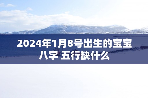 2025年1月8号出生的宝宝八字 五行缺什么