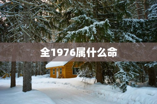 全1976属什么命