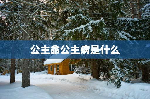 公主命公主病是什么