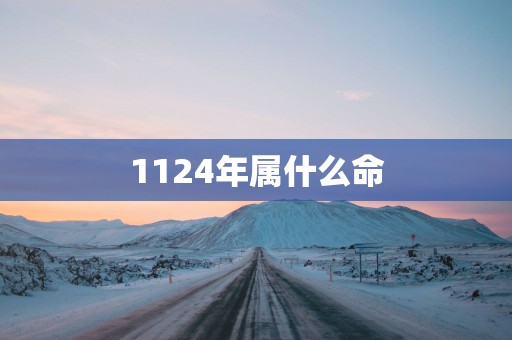 1124年属什么命