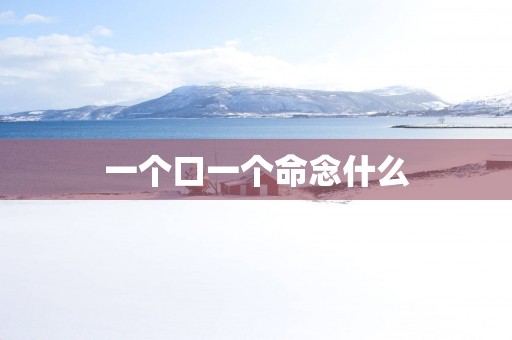 一个口一个命念什么