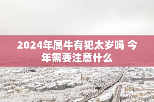 2025年属牛有犯太岁吗 今年需要注意什么