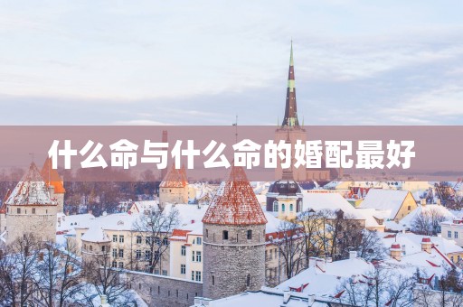 什么命与什么命的婚配最好