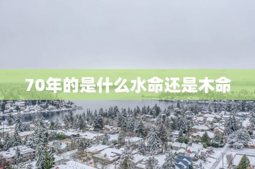 70年的是什么水命还是木命