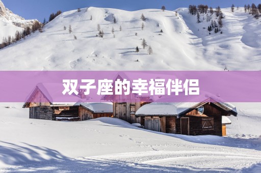双子座的幸福伴侣