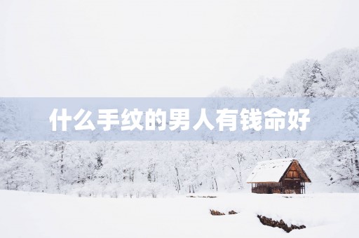 什么手纹的男人有钱命好