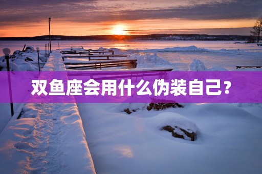 双鱼座会用什么伪装自己？