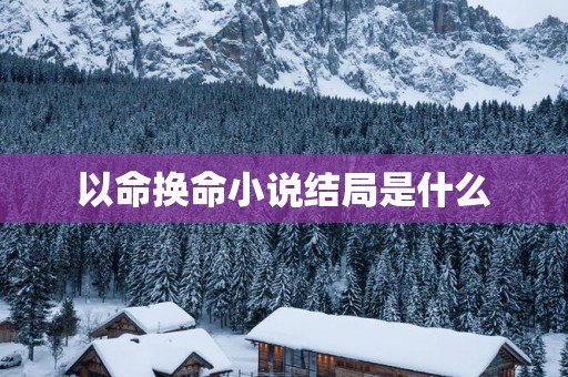 以命换命小说结局是什么