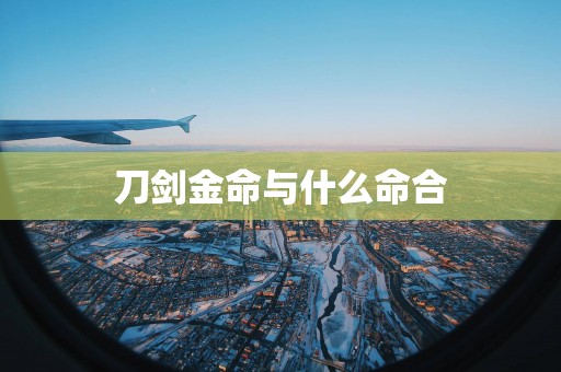 刀剑金命与什么命合