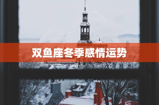 双鱼座冬季感情运势