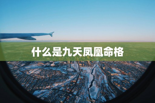什么是九天凤凰命格
