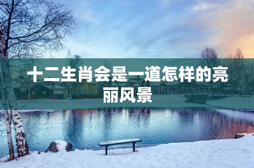 十二生肖会是一道怎样的亮丽风景