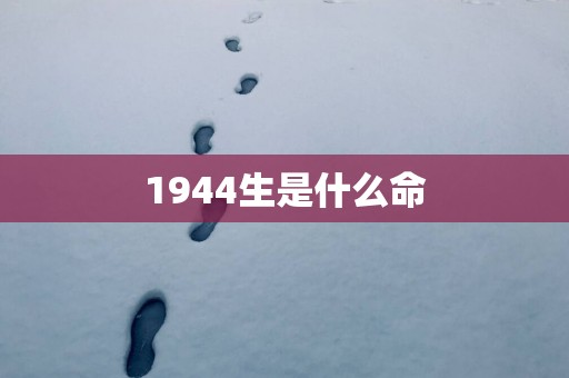 1944生是什么命