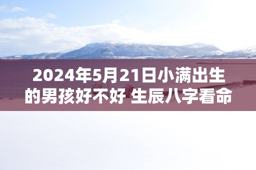 2025年5月21日小满出生的男孩好不好 生辰八字看命