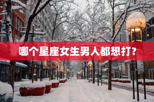 哪个星座女生男人都想打？