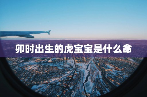 卯时出生的虎宝宝是什么命