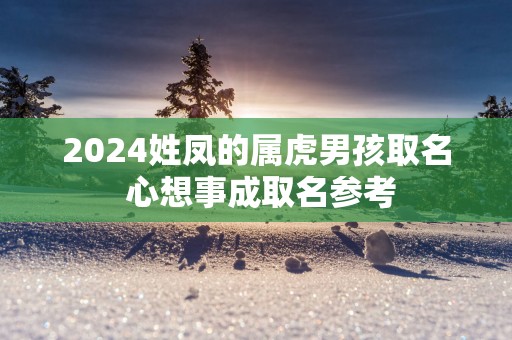 2025姓凤的属虎男孩取名 心想事成取名参考