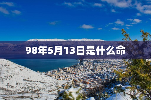 98年5月13日是什么命