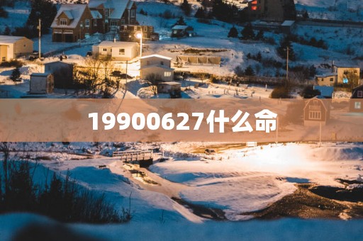 19900627什么命