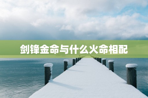 剑锋金命与什么火命相配