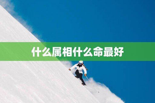 什么属相什么命最好