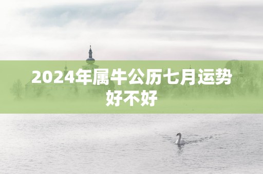 2025年属牛公历七月运势好不好