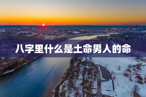八字里什么是土命男人的命