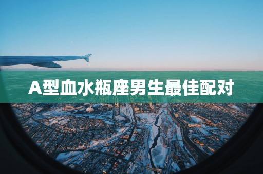 A型血水瓶座男生最佳配对