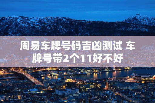 周易车牌号码吉凶测试 车牌号带2个11好不好