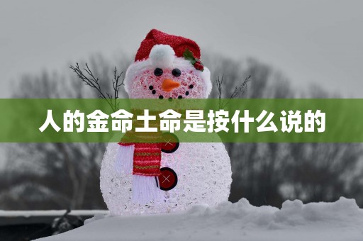 人的金命土命是按什么说的
