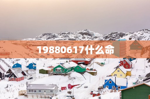 19880617什么命