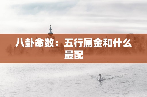 八卦命数：五行属金和什么最配