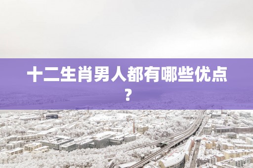 十二生肖男人都有哪些优点？