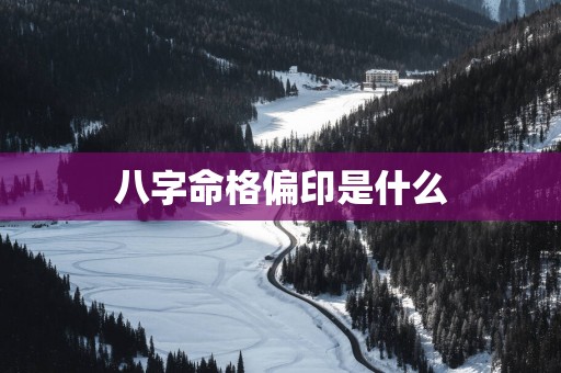 八字命格偏印是什么