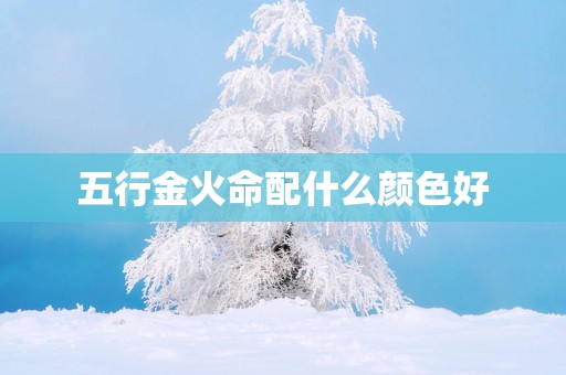 五行金火命配什么颜色好