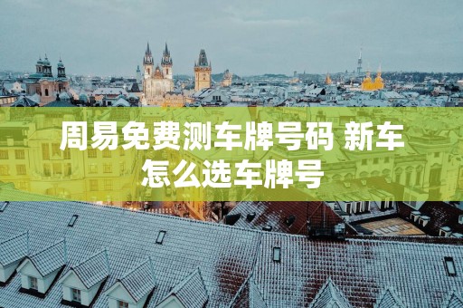 周易免费测车牌号码 新车怎么选车牌号