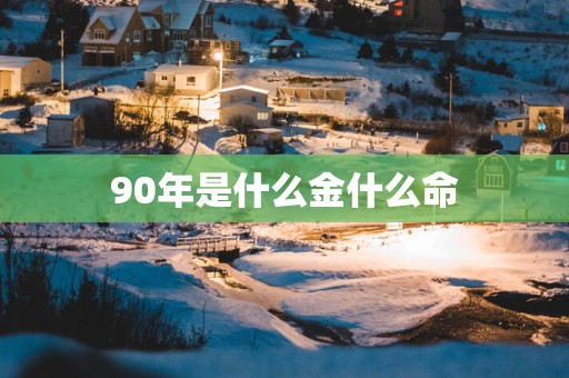 90年是什么金什么命