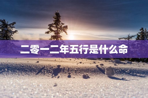 二零一二年五行是什么命
