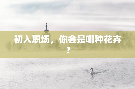 初入职场，你会是哪种花卉？