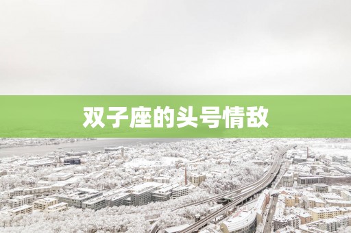 双子座的头号情敌
